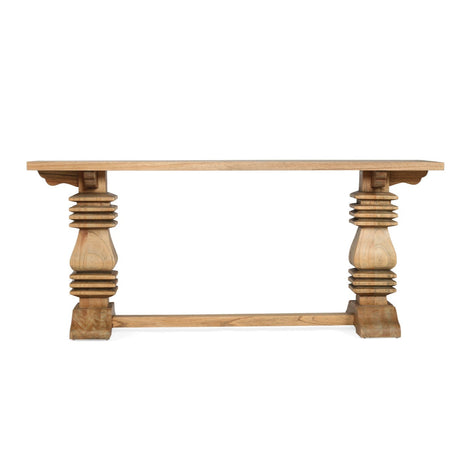 Newland Console Solid White Cedar  Table - 1.83m