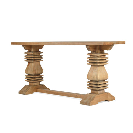 Newland Console Solid White Cedar  Table - 1.83m