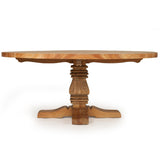 Newland Round Solid Wood  Pedestal Table - 1.5m