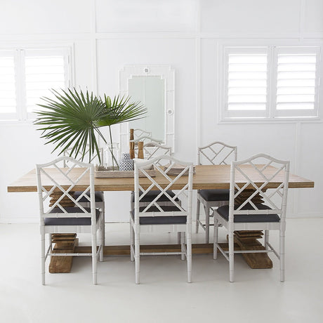Newland Solid Wood Pedestal Table - 0.3m