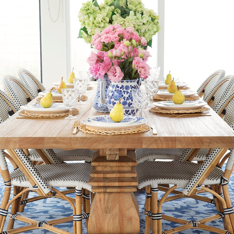 Newland Solid Wood Pedestal Table - 0.3m