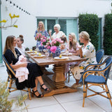 Newland Solid Wood Pedestal Table - 2.4m