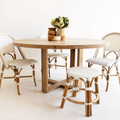 Newland Solid Wood Pedestal Table - 2.4m