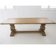 Newland Solid Wood Pedestal Table - 3.0m