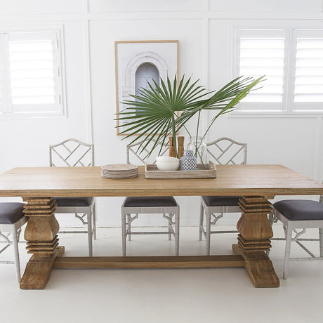 Newland Solid wood Pedestal Table - 0.26m