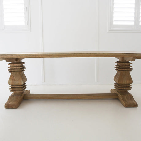 Newland Solid wood Pedestal Table - 0.26m