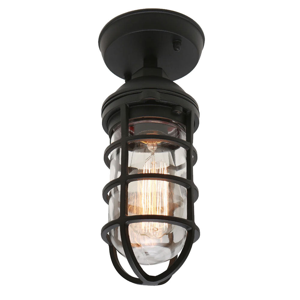 Newport Exterior  Under Eave Light Black IP44