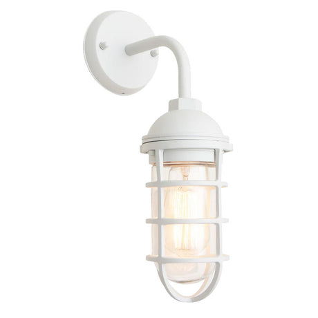 Newport Exterior  Wall Light White IP44