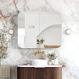 Newport Soft Square Sable Walnut Shaving Cabinet