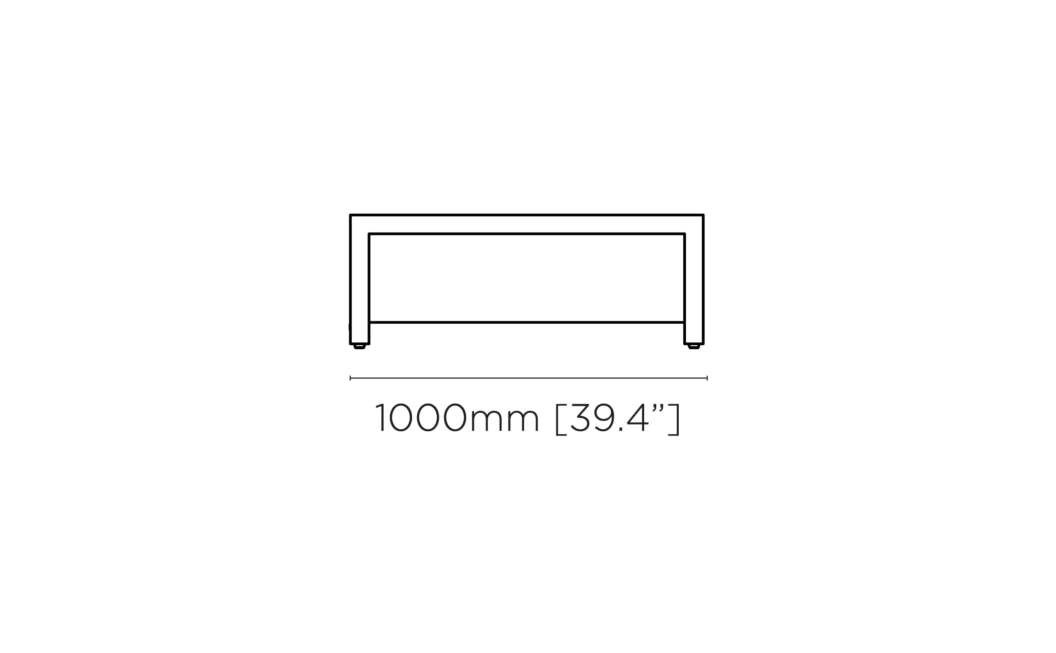 EcoSmart Niche 40/ 50 Concrete Coffee Table