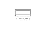 EcoSmart Niche 40/ 50 Concrete Coffee Table