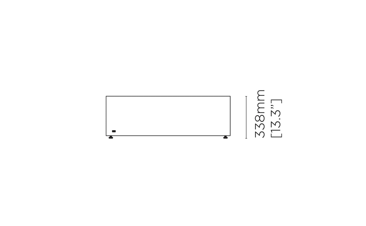 EcoSmart Niche 40/ 50 Concrete Coffee Table