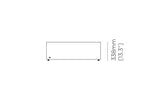 EcoSmart Niche 40/ 50 Concrete Coffee Table