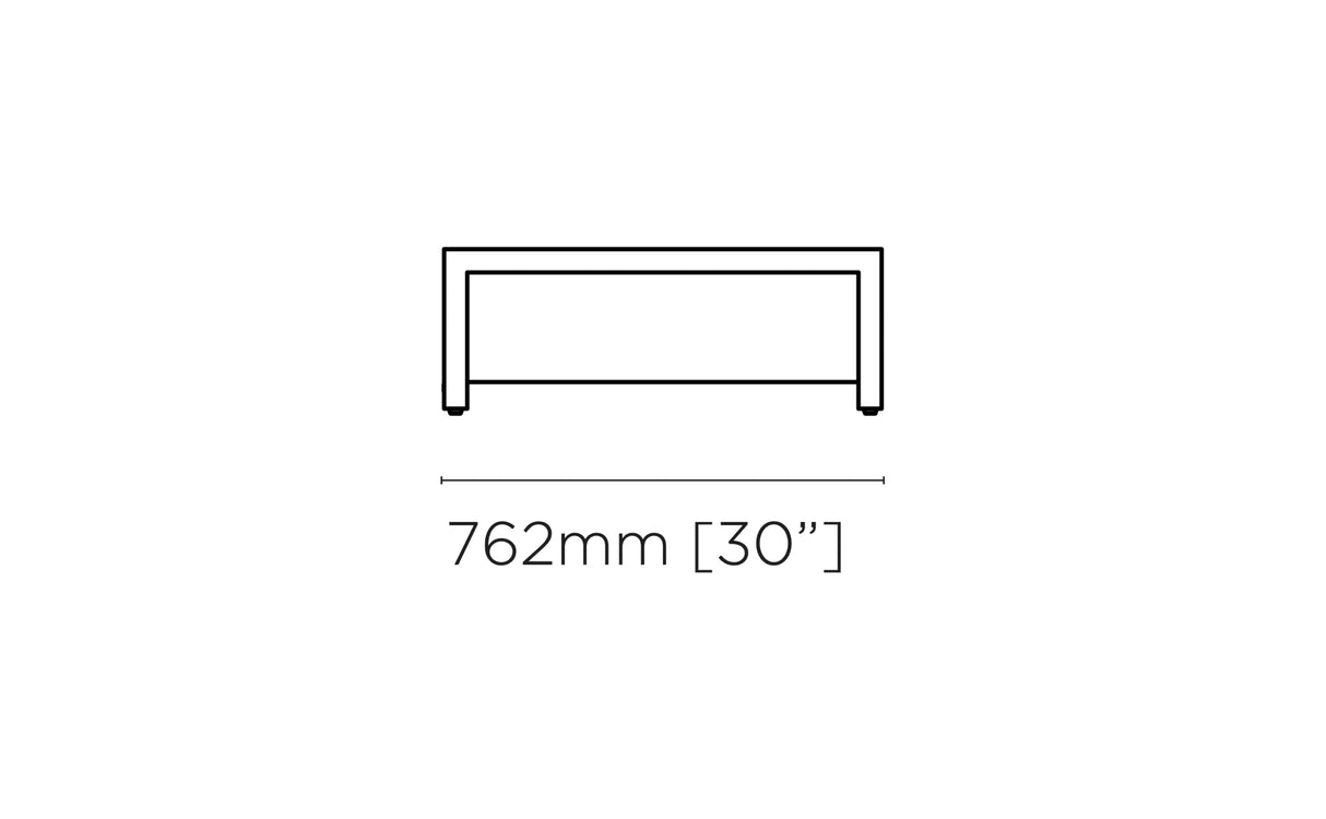 EcoSmart Niche 40/ 50 Concrete Coffee Table