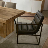 Nolan Oiled Bronze Armchair - 0.84m