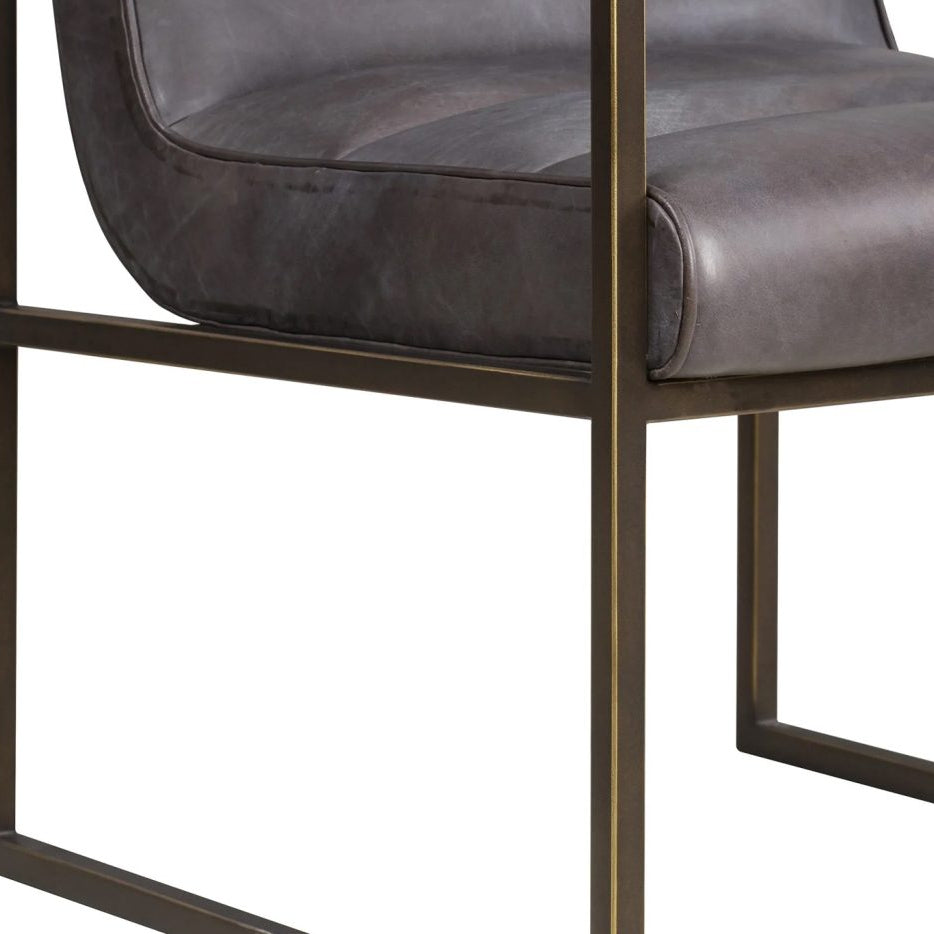 Nolan Oiled Bronze Armchair - 0.84m