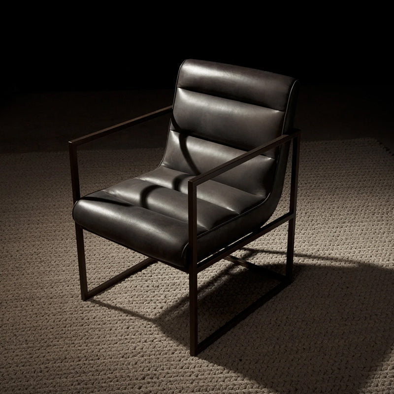 Nolan Oiled Bronze Armchair - 0.84m