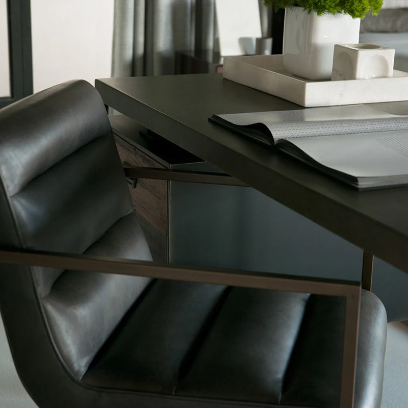 Nolan Oiled Bronze Armchair - 0.84m