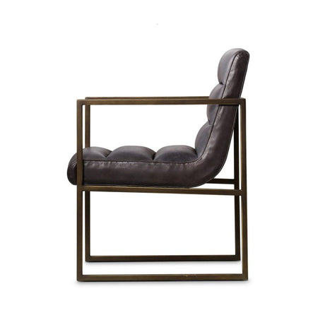 Nolan Oiled Bronze Armchair - 0.84m
