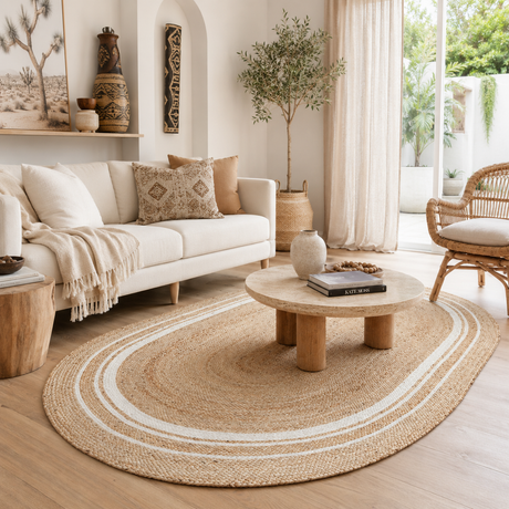 Noosa 111 Natural Oval Rug