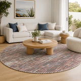 Nordic Multi Reversible Wool Round Rug