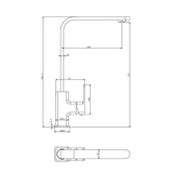 Nova II Sink Mixer Lead Free