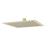 Nova Square Overhead Shower 250mm Brushed Gold