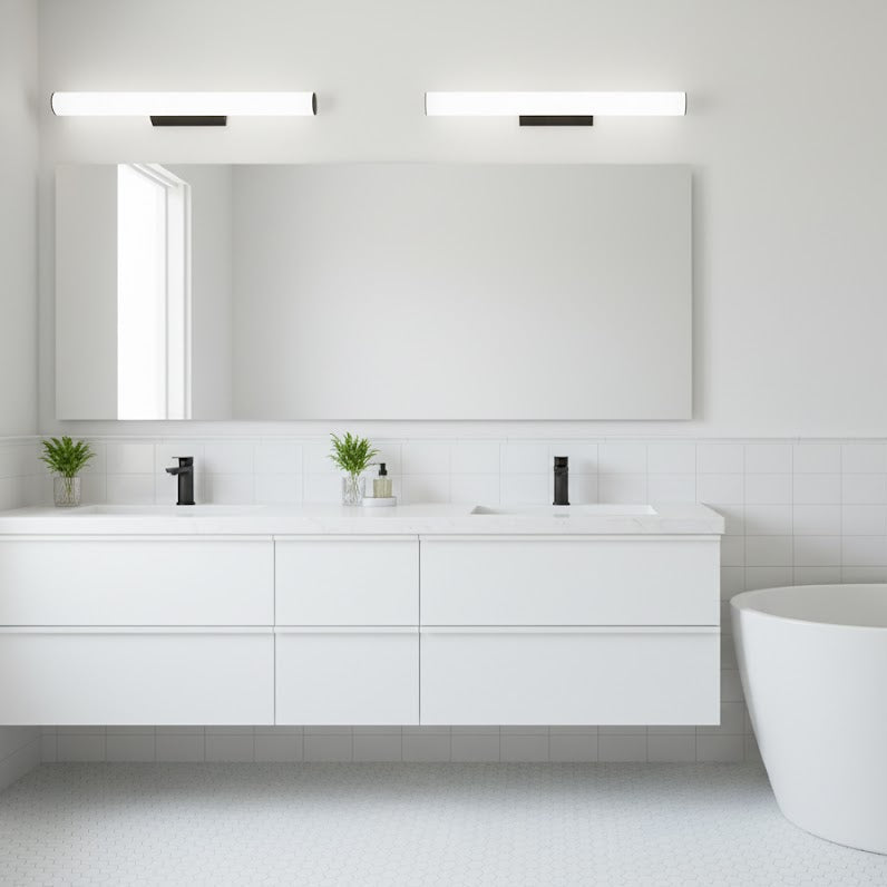 Nuvo 24W Led Vanity Light Black