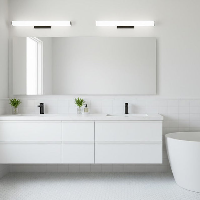Nuvo 24W Led Vanity Light Black