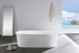 Ovia Free Standing Bathtub (Gloss White) (1200/1300/1400/1500/1700mm)-Clearance