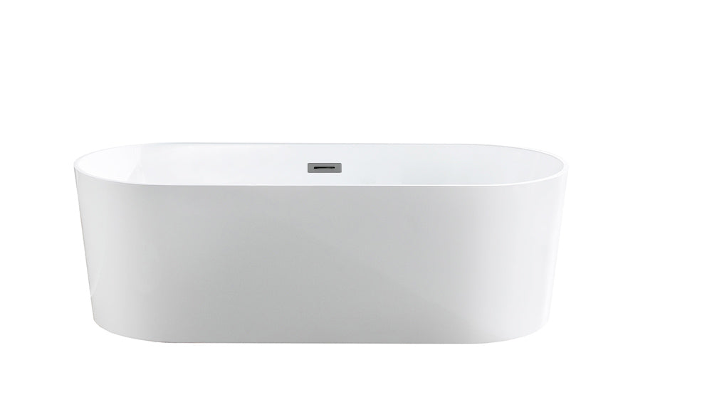 Ovia Free Standing Bathtub (Gloss White) (1200/1300/1400/1500/1700mm)-Clearance