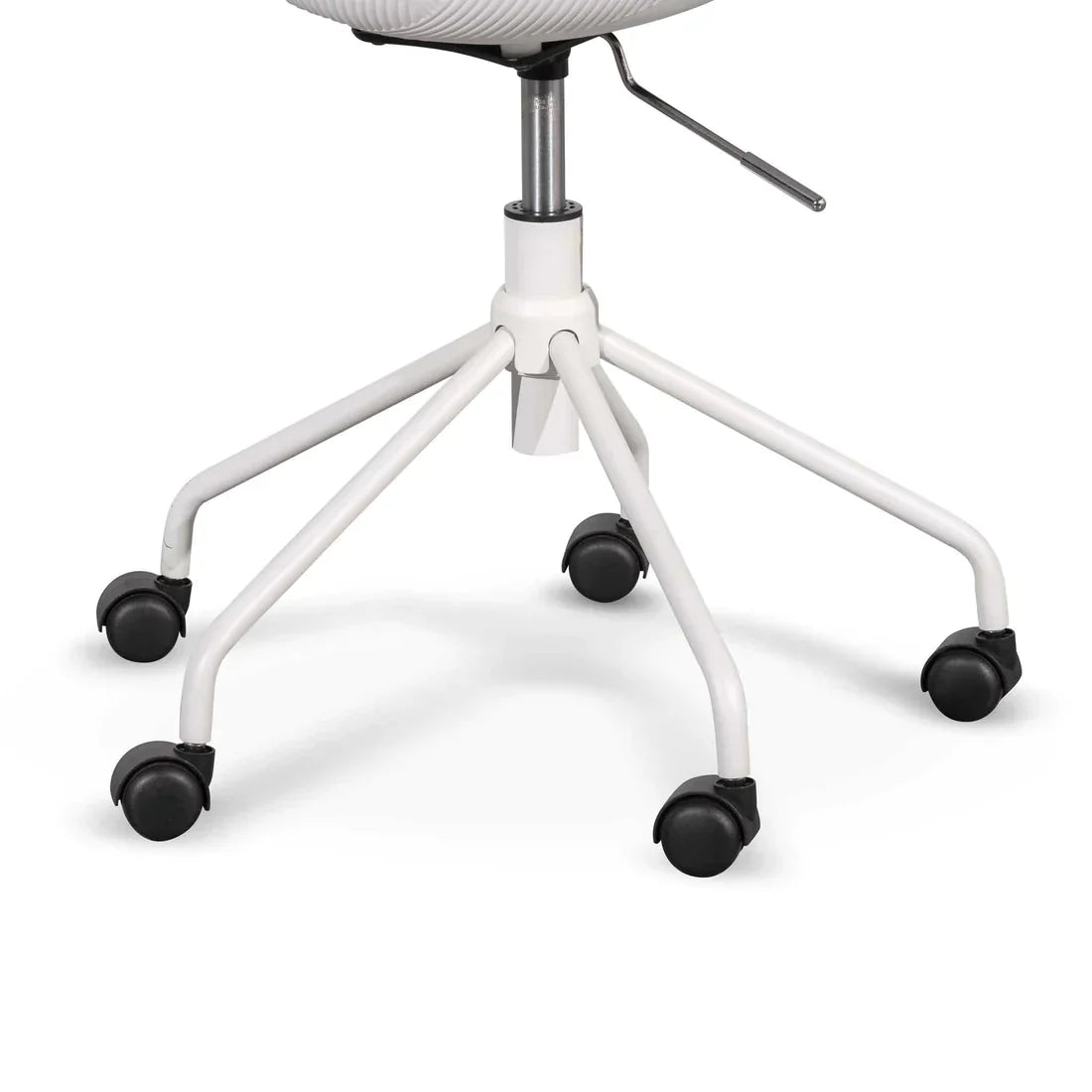 Calibre COC6507-LF White Office Chair - Light Grey Seat