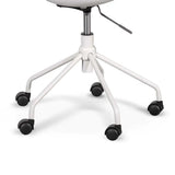 Calibre COC6507-LF White Office Chair - Light Grey Seat