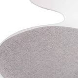 Calibre COC6507-LF White Office Chair - Light Grey Seat