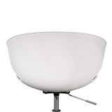 Calibre COC6507-LF White Office Chair - Light Grey Seat