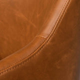 Calibre COC6510-LF Office Chair - Vintage Tan with Black Base