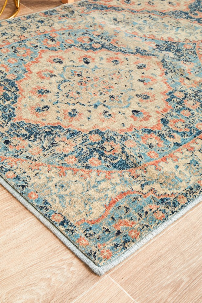 Odyssey 150 Navy Multi Runner Rug