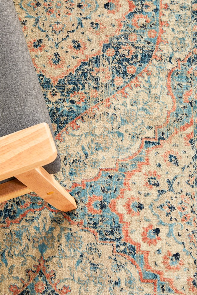 Odyssey 150 Navy Multi Runner Rug