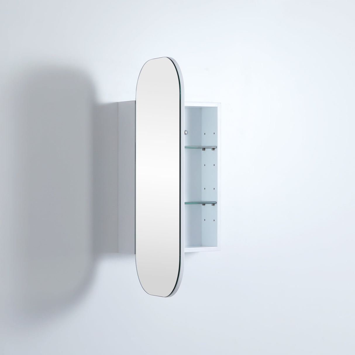 OLIVIA Shaving Cabinet Matte White (600mm)