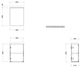 Timberline OLLIE Single Bowl Wall Hung Vanity (All Sizes)