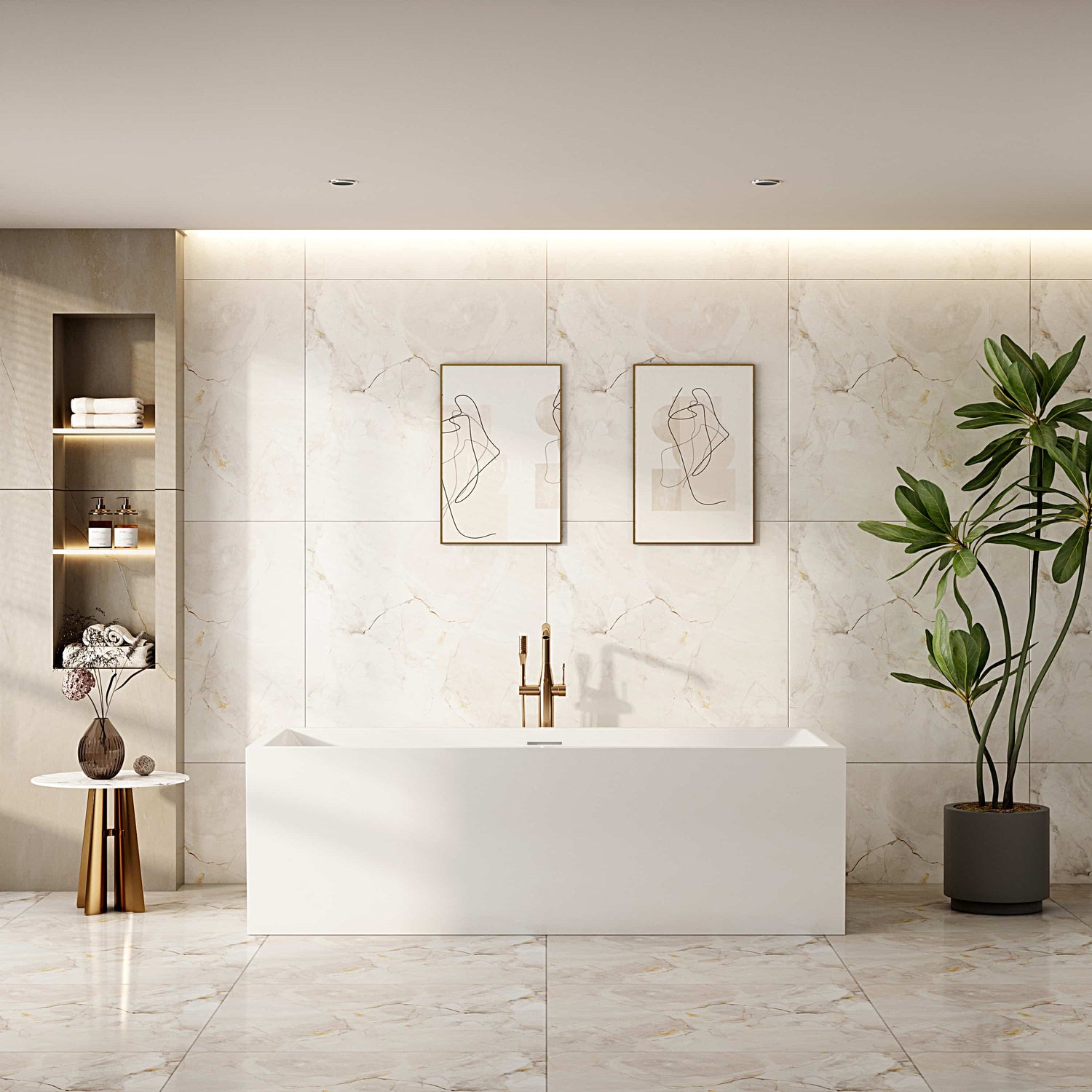 ORTA Multi-Fit Freestanding Bathtub 1300/1400/1500/1700mm