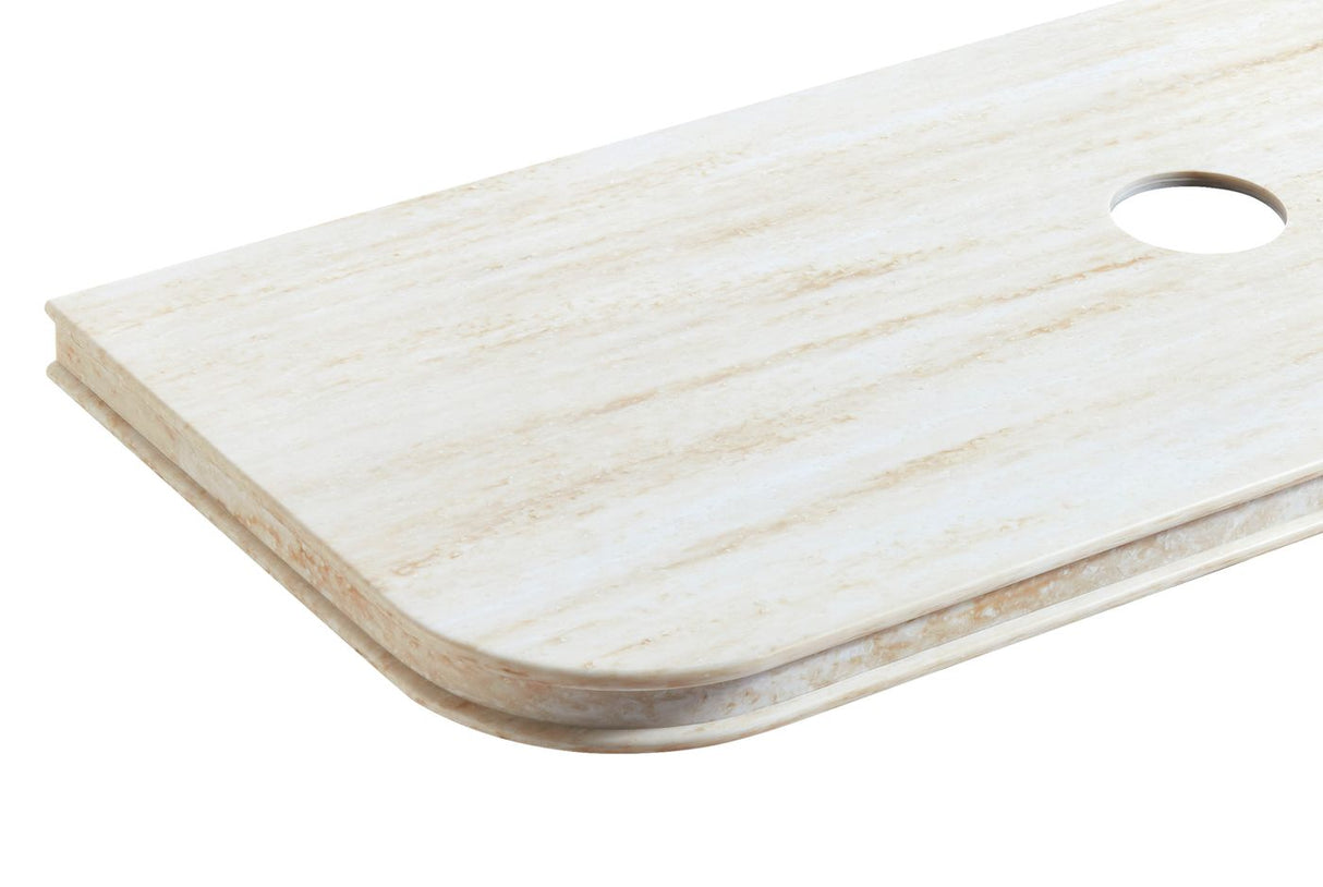 HAVANA Fluted Curved Wall Hung Vanity Woodland Oak (All Sizes)