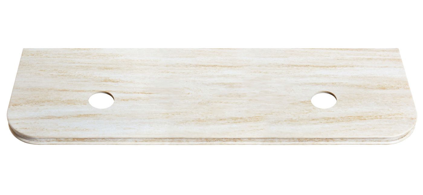 HAVANA Fluted Curved Wall Hung Vanity Woodland Oak (All Sizes)
