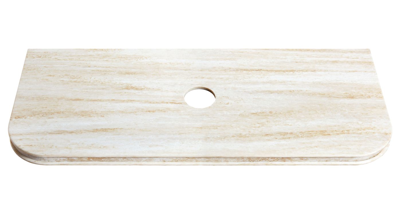 HAVANA Fluted Curved Wall Hung Vanity Woodland Oak (All Sizes)