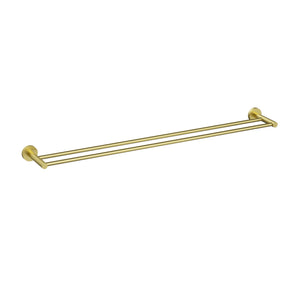 OTUS Slimline Towel Rail Double 900mm - Brushed Gold