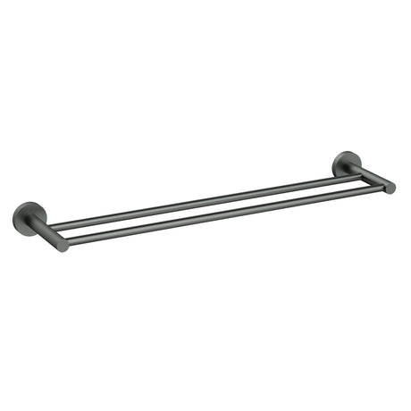 OTUS Slimline Towel Rail Double 600mm - Gun Metal