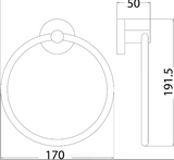 Otus Towel Ring 170mm