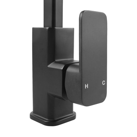 IVANO Square Kitchen Mixer - Black
