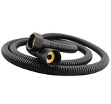 AQU Square Shower Holder Wall Connector Hose Only - Black