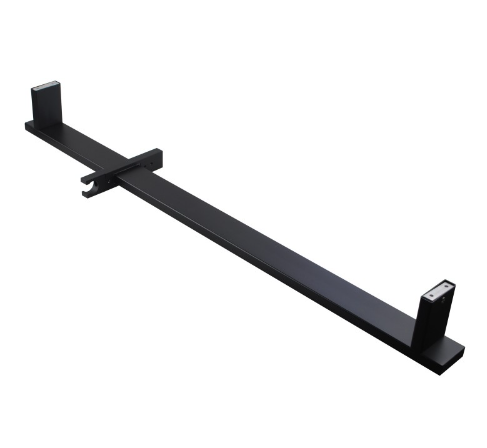 AQU Shower Rail Without Handheld Shower - Black